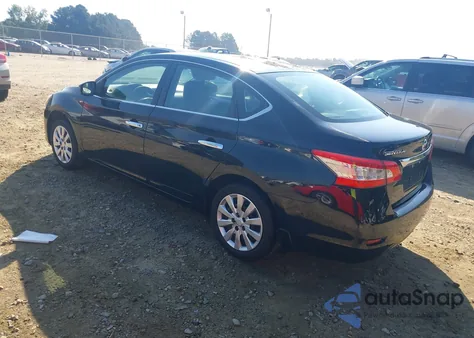 2015 Nissan Sentra S z USA, uszkodzony, nr VIN 3N1AB7AP6FY280804